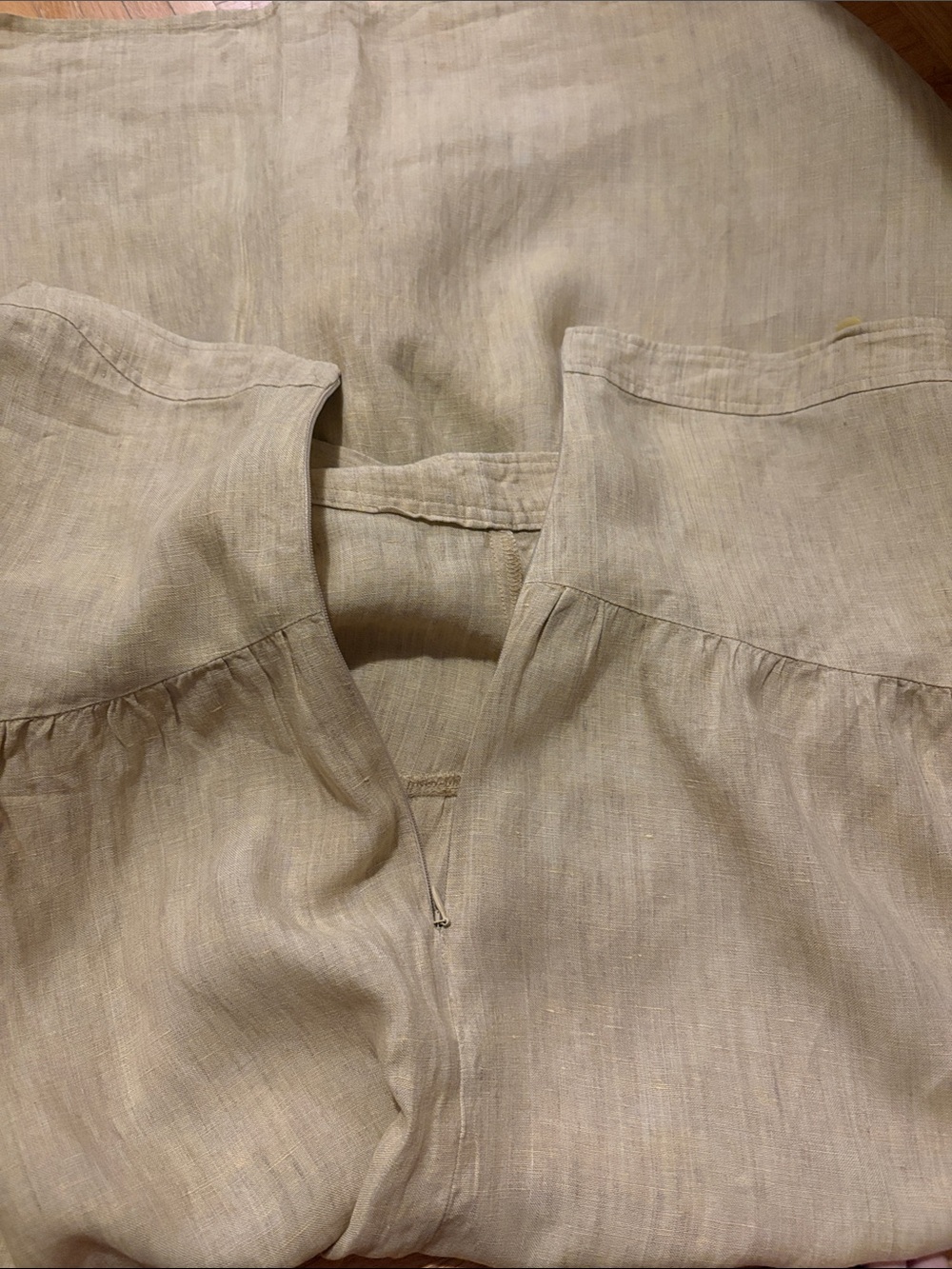 Eileen Fisher Linen Tiered Sundress - Picture 5 of 10